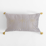 Dekoračná obliečka na vankúš v striebornej farbe DJERBA 30x50 cm