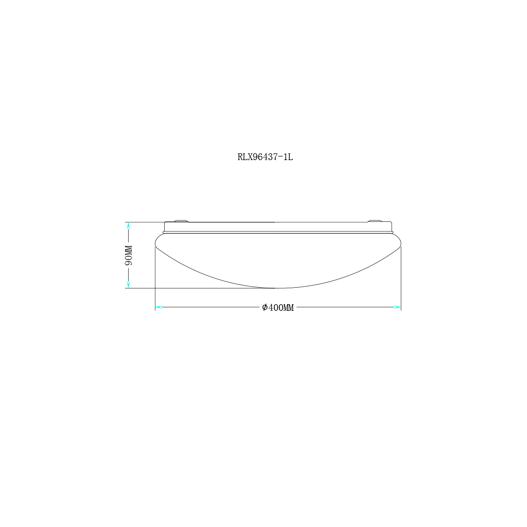 Stropné svietidlo CARPI LED RLX96437-1L
