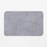 Kúpeľňová predložka NORDIC, sivá, 50x80 cm