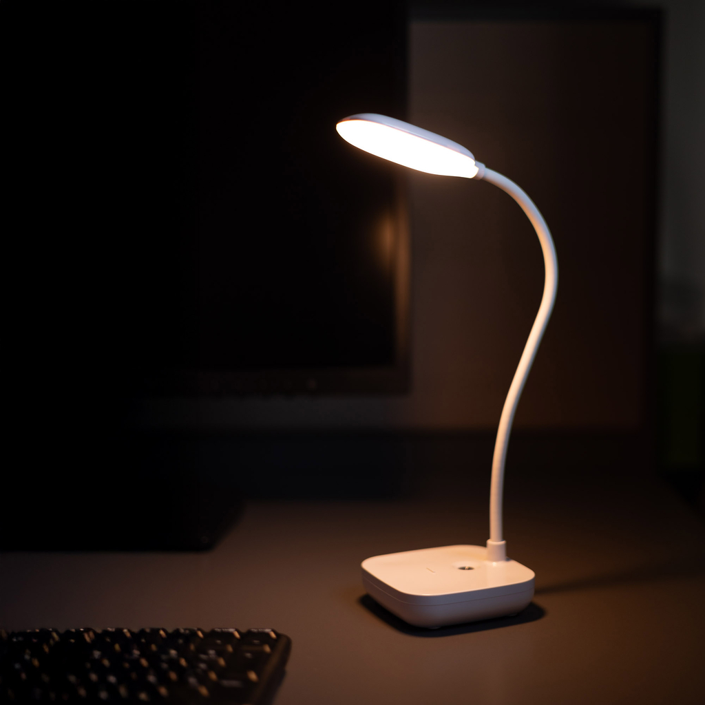 Stolná LED lampa 7W biela nabíjanie cez USB