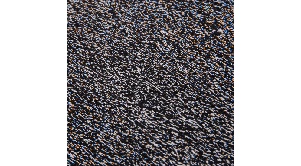 Čierna rohožka s podkladom z TPR 45x70 cm