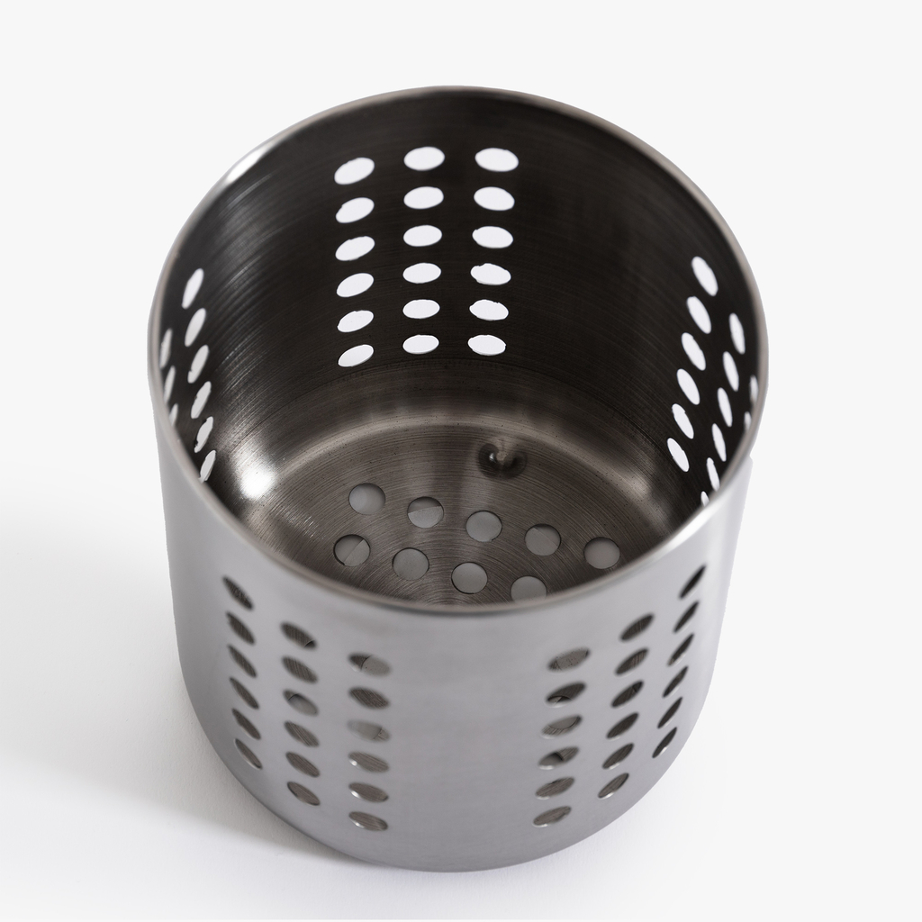 Odkvapkávač na kuchynské náčinie strieborný 13 cm