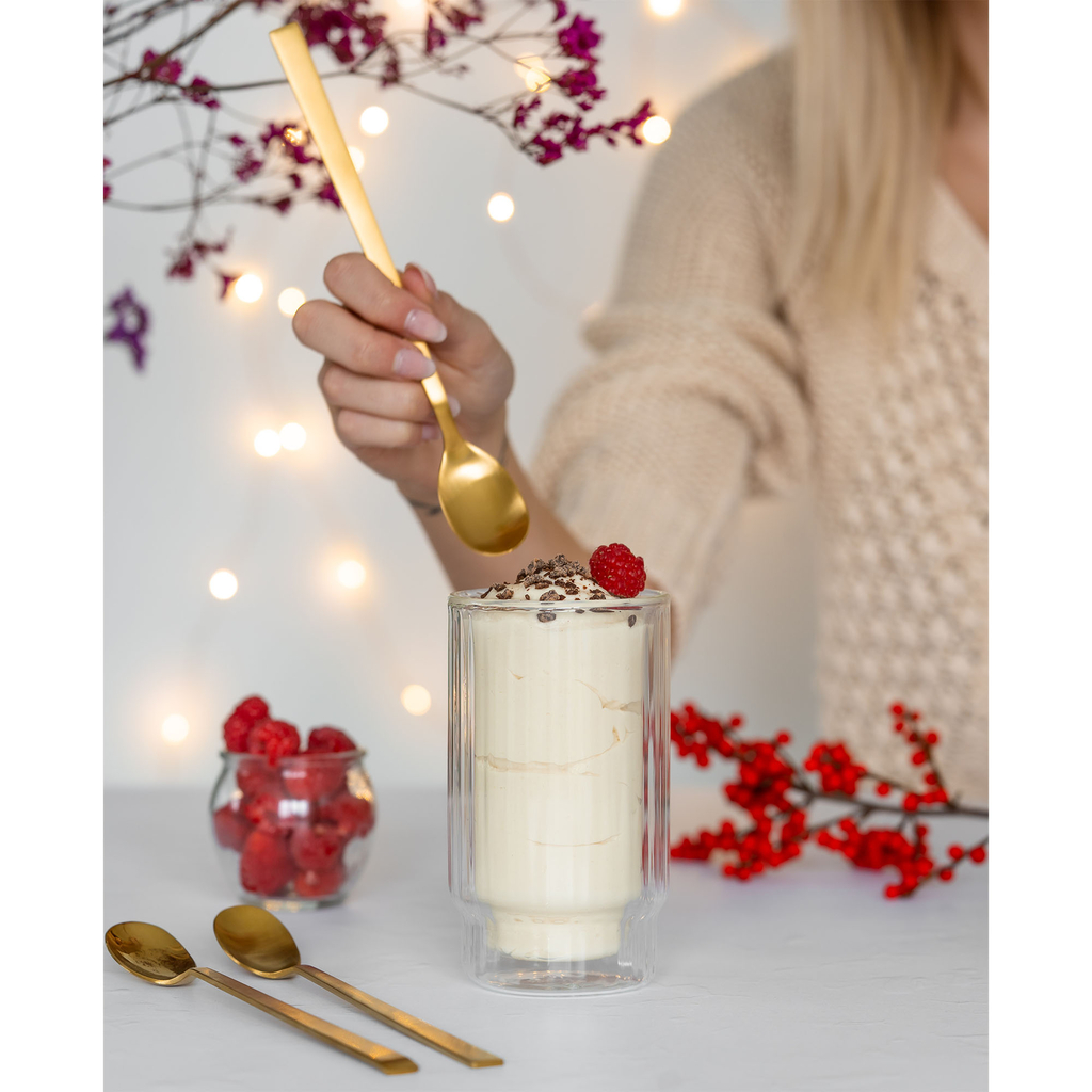 Kokteilová lyžička VITA Mat GOLD 3 ks.