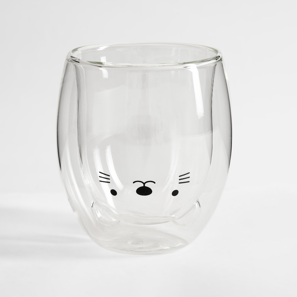 Sklenený pohár VYDRA s dvojitou stenou 280 ml