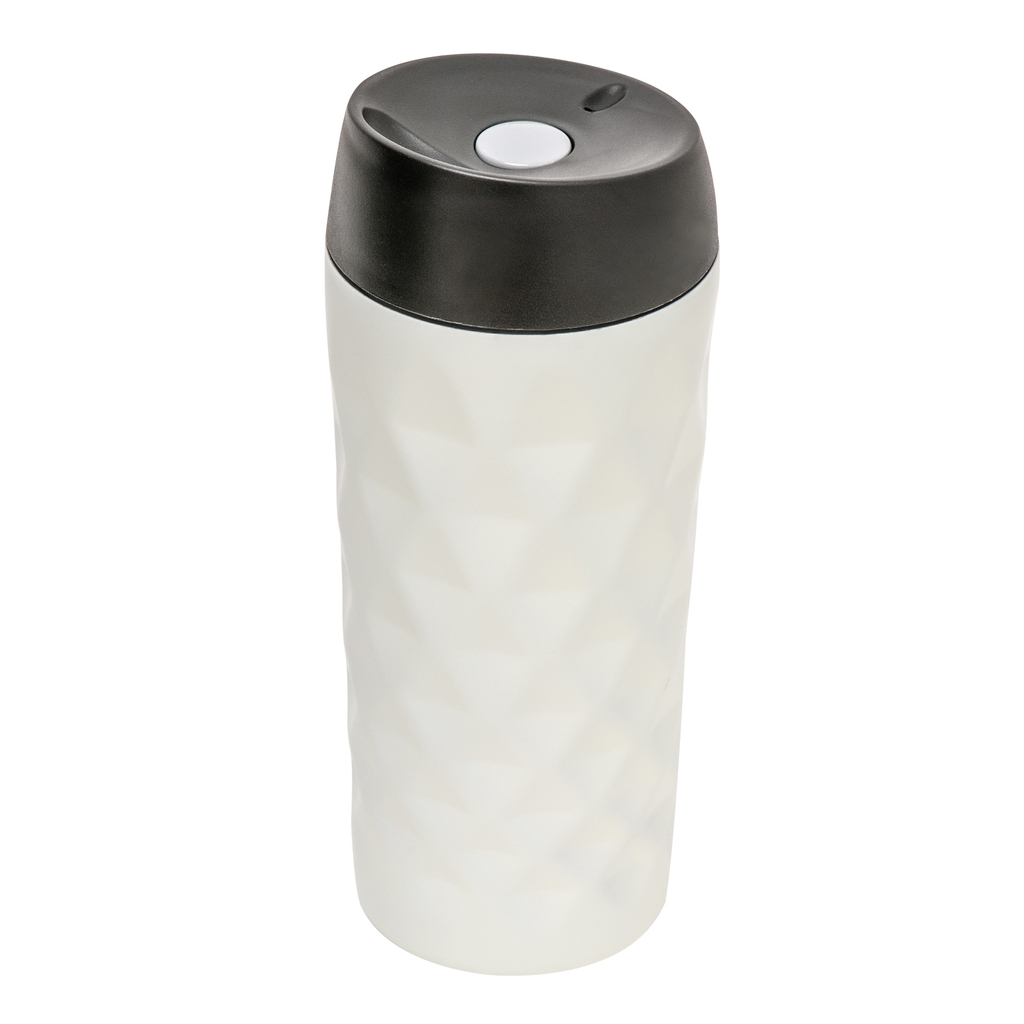 Termohrnček DIAMOND biely 0,4 l