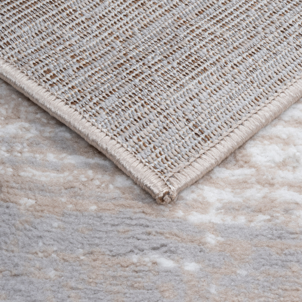 Béžový vzorovaný koberec SALSA 67x120 cm