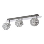 Lišta LED 3-bodová chrómová ELIA