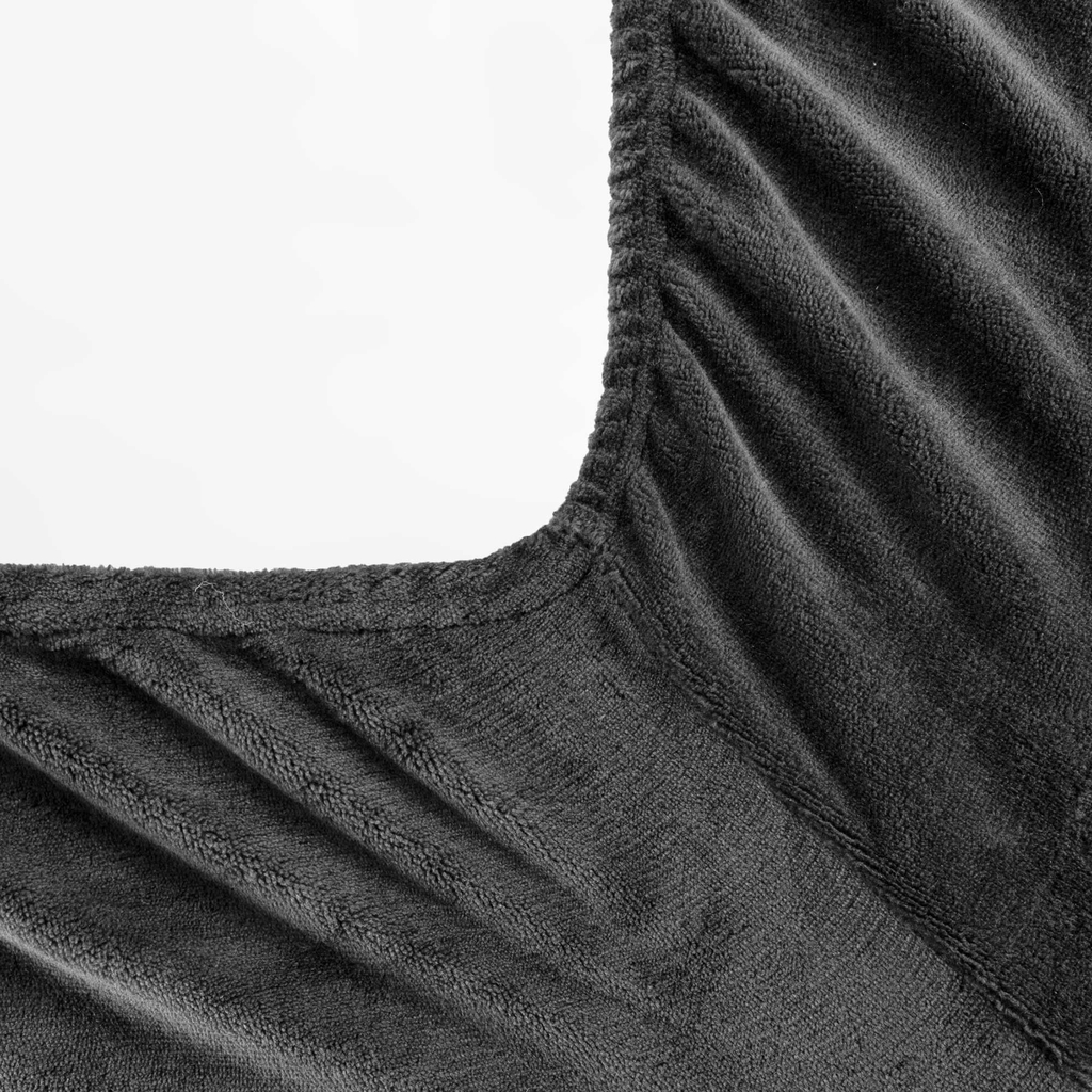 Prestieradlo v oceľovej farbe FLANO 140x200 cm