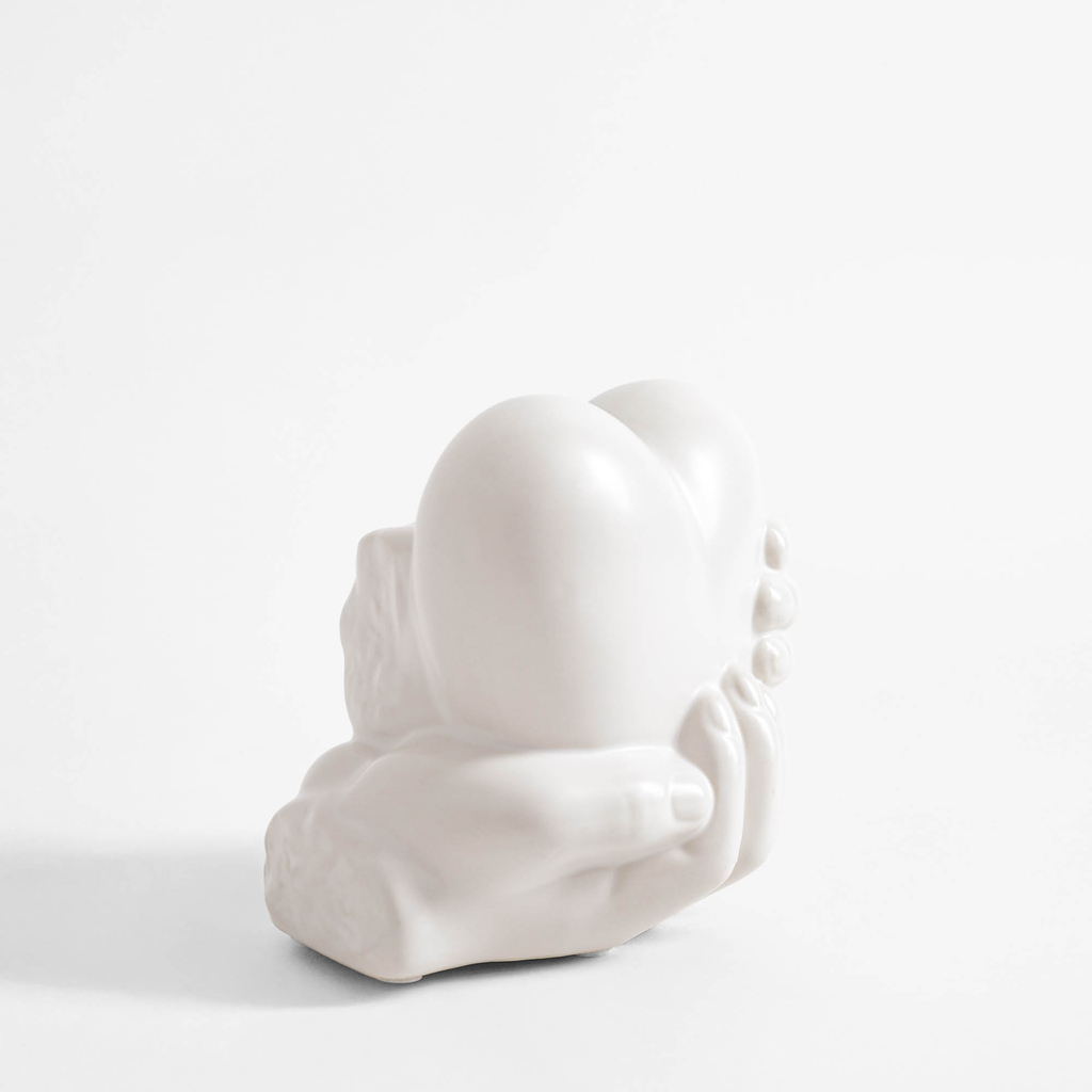 Dekorácia SRDCE biela