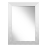 Zrkadlo s bielym rámom PIKO 63 x 83 cm