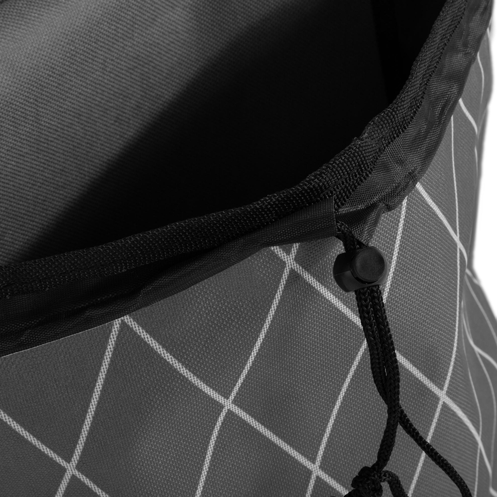 Nákupná taška na kolieskach sivá 87x32x28 cm