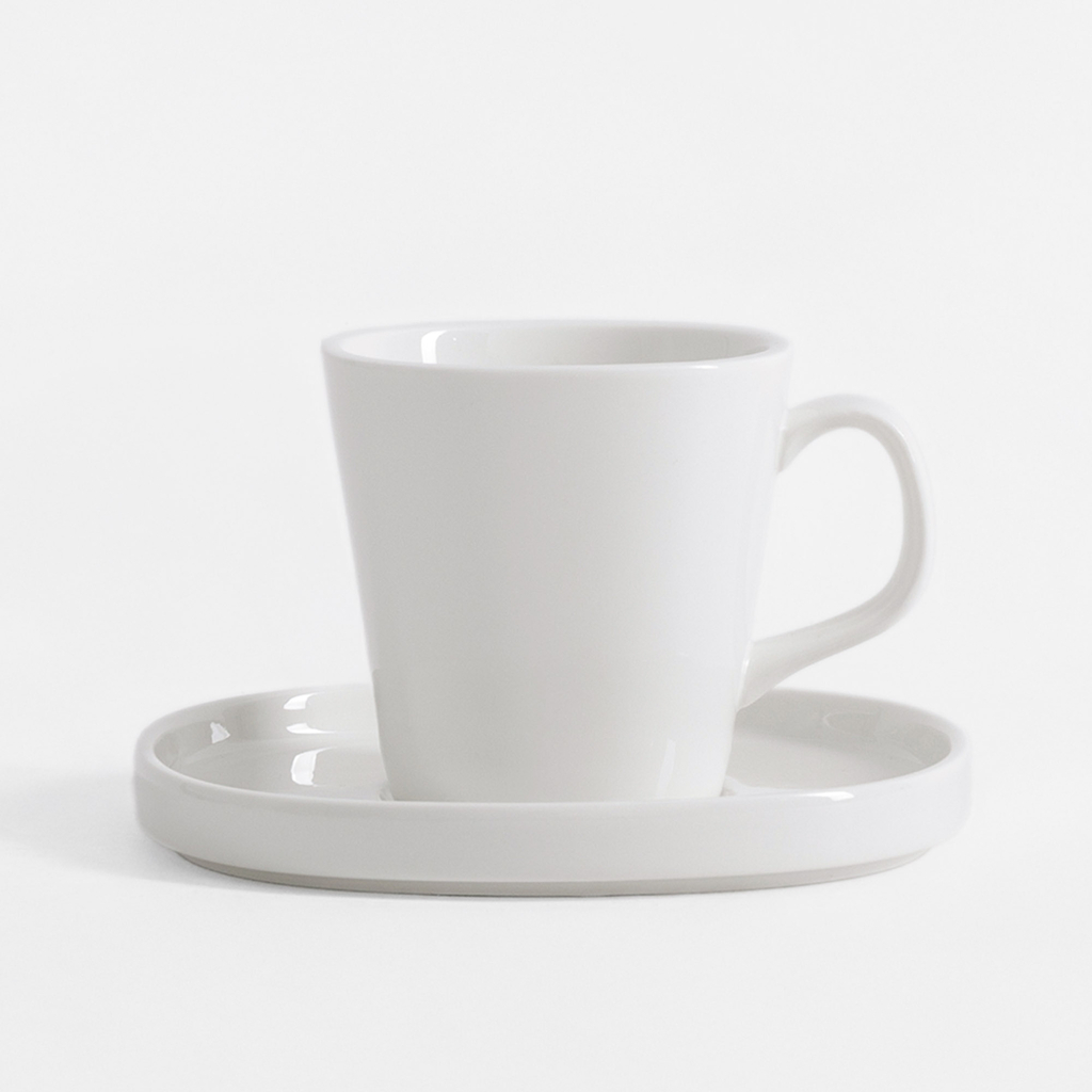 Šálka s podšálkou CARRE 190 ml