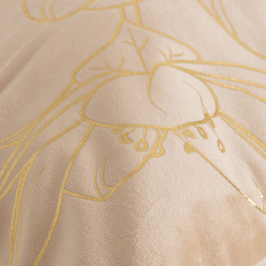 Obliečka na vankúš v ťavej farbe CASILA 45x45 cm