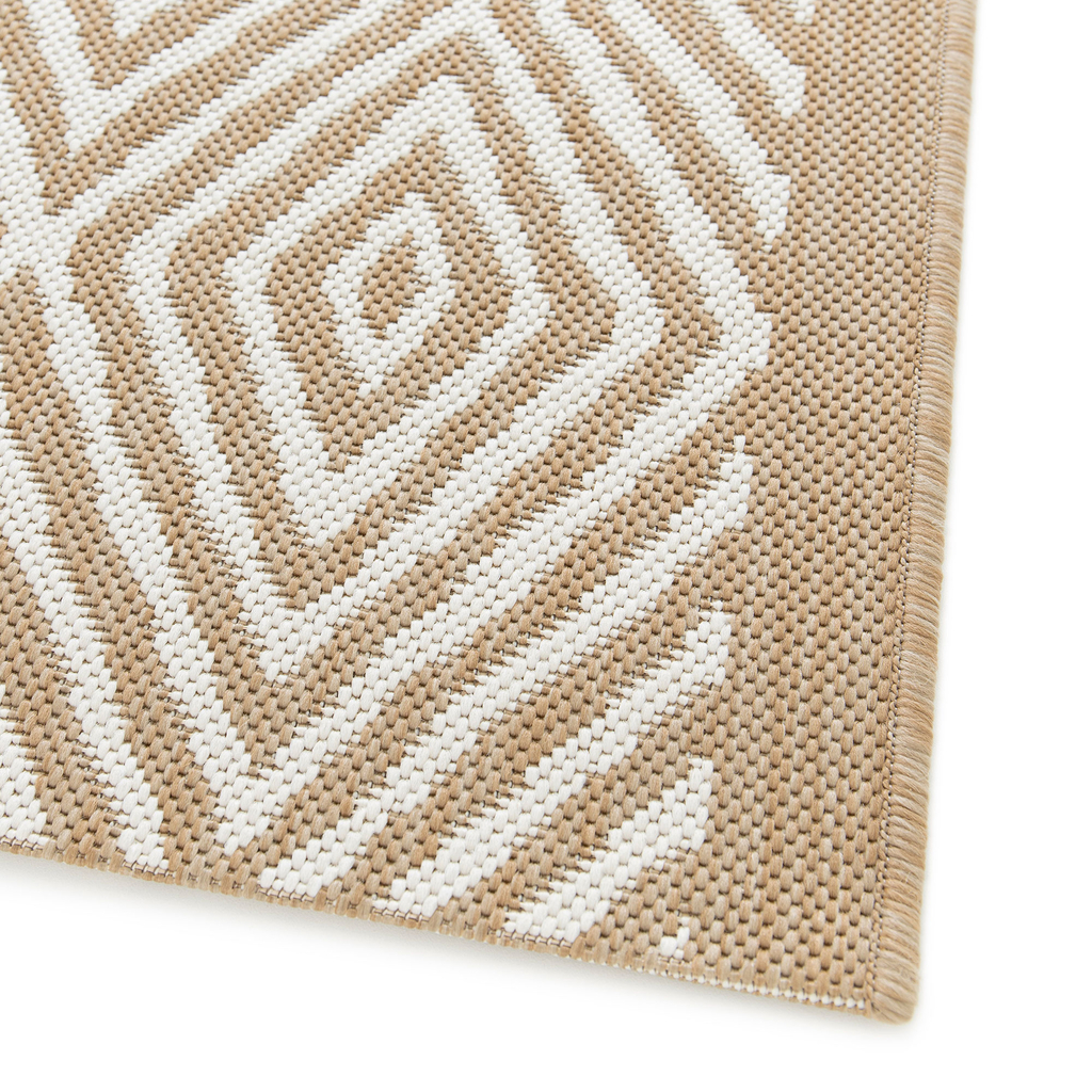 Béžový koberec GINO s diamantovým vzorom 160x230 cm