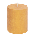 Zlatá sviečka RUSTIC 6,5x8 cm