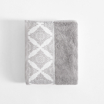 Bavlnený uterák sivo-biely AGADIR 50x90 cm