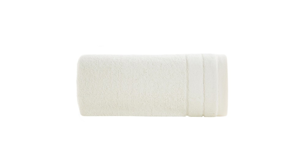 Krémový bavlnený uterák DAMLA 50x90 cm
