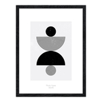 Rámik na fotografiu 30 x 40 čierna KYOTO