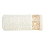 Krémový bavlnený uterák AGIS 50x90 cm