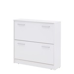 Skrinka na topánky biela OPTI