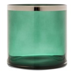 Svietnik s platinovým pásikom 15 cm