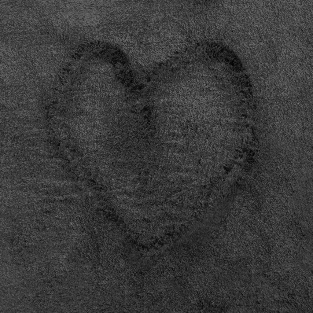 Antracitový koberec PULY 80x150 cm