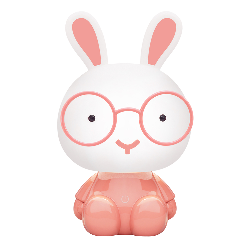 Nočná lampa LED ružová KRÁLIK