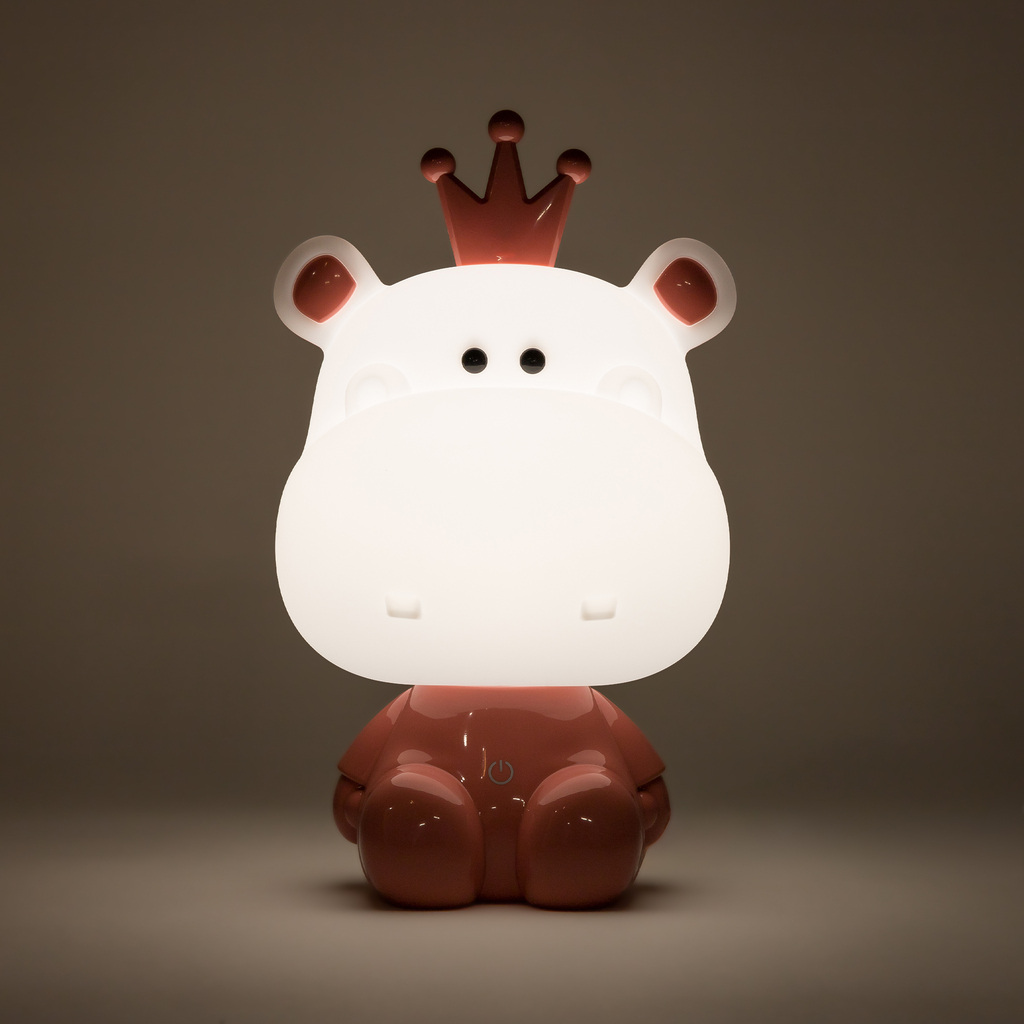 Nočná lampa LED ružová HROCH