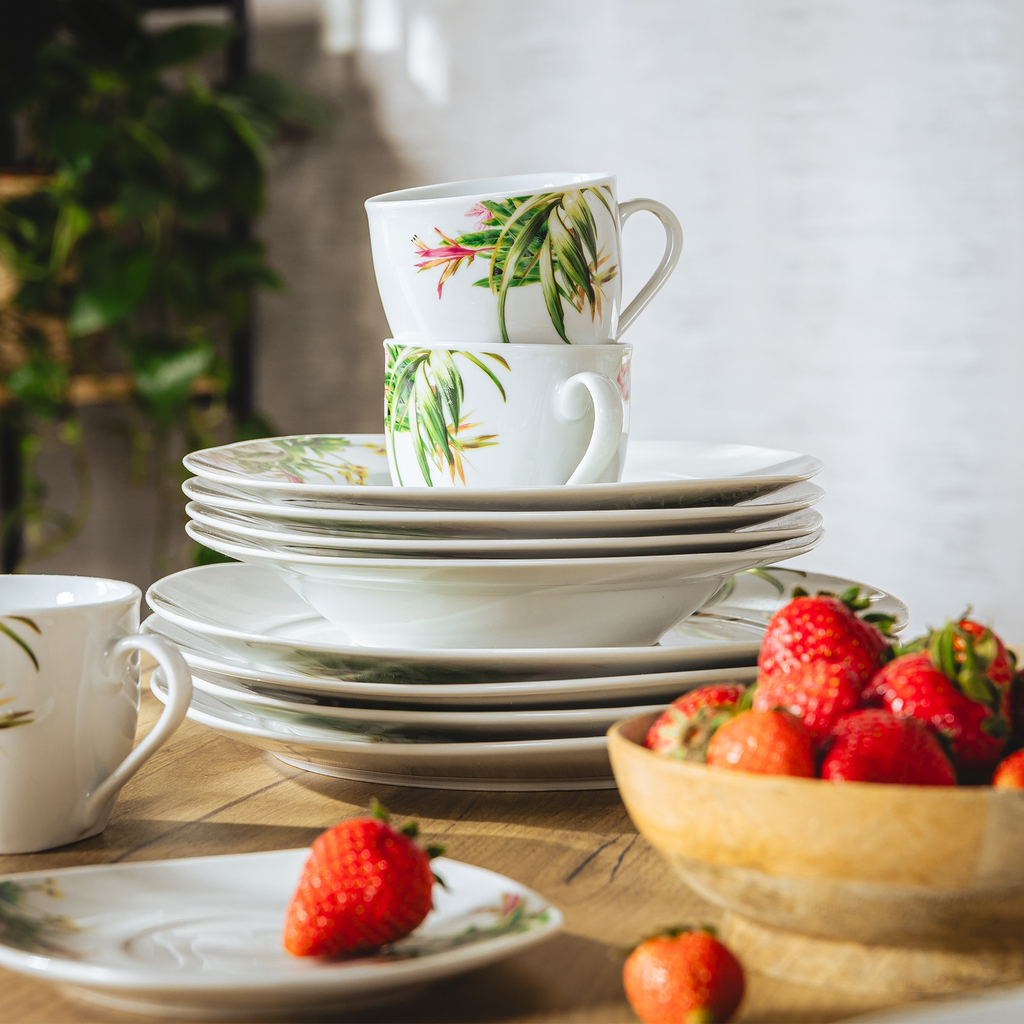 Servis na obed a kávu FLAVIE, 30 prvkov