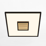 Štvorcové LED stropné svietidlo s efektom hĺbky čierne TORO