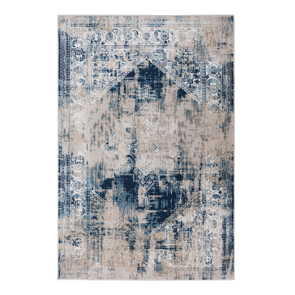 Koberec vintage MONAKO modrý 120x170 cm