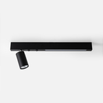 Stropné svietidlo LED 2 tienidlá čierne MANNARI