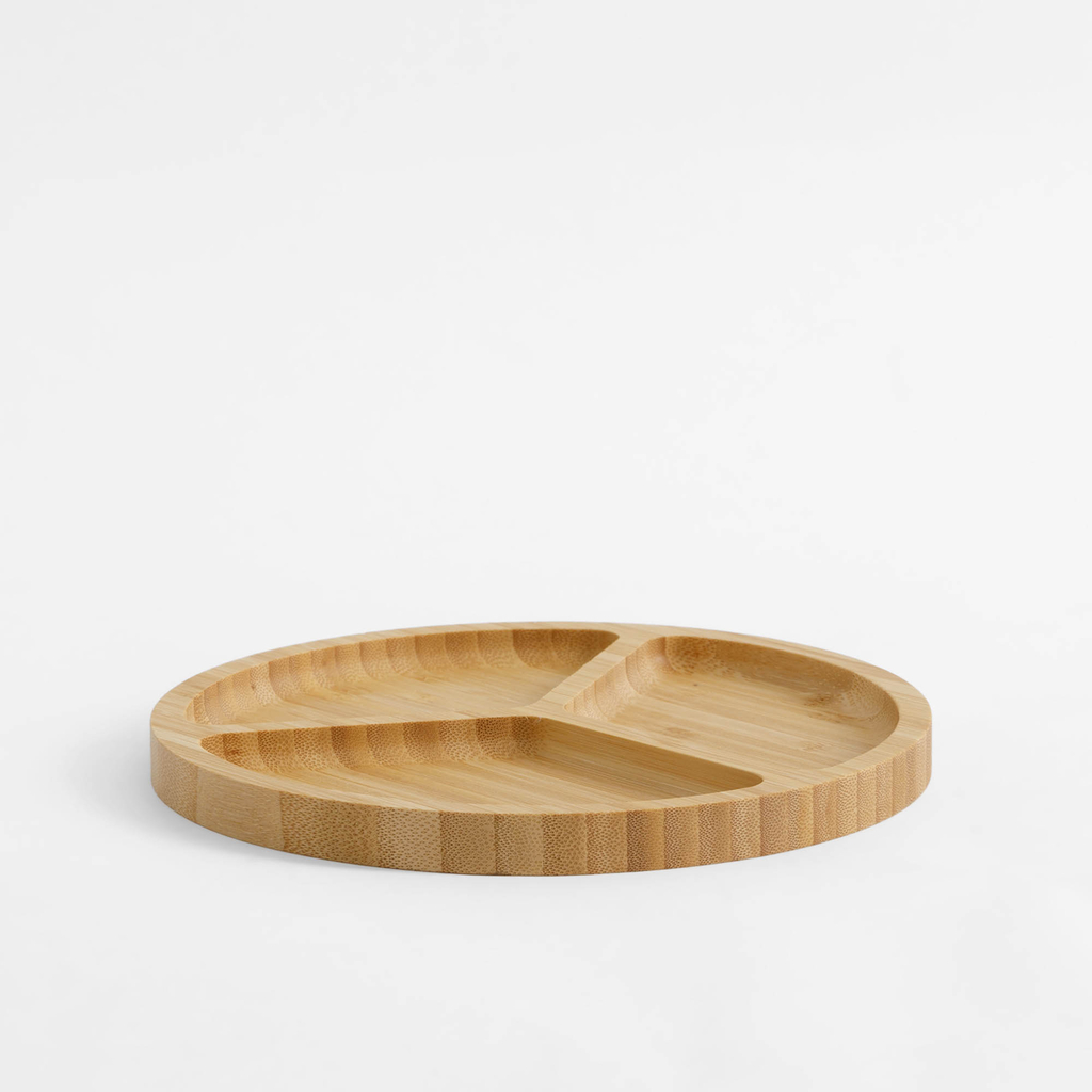 Bambusová doska na servírovanie občerstvenia 20 cm