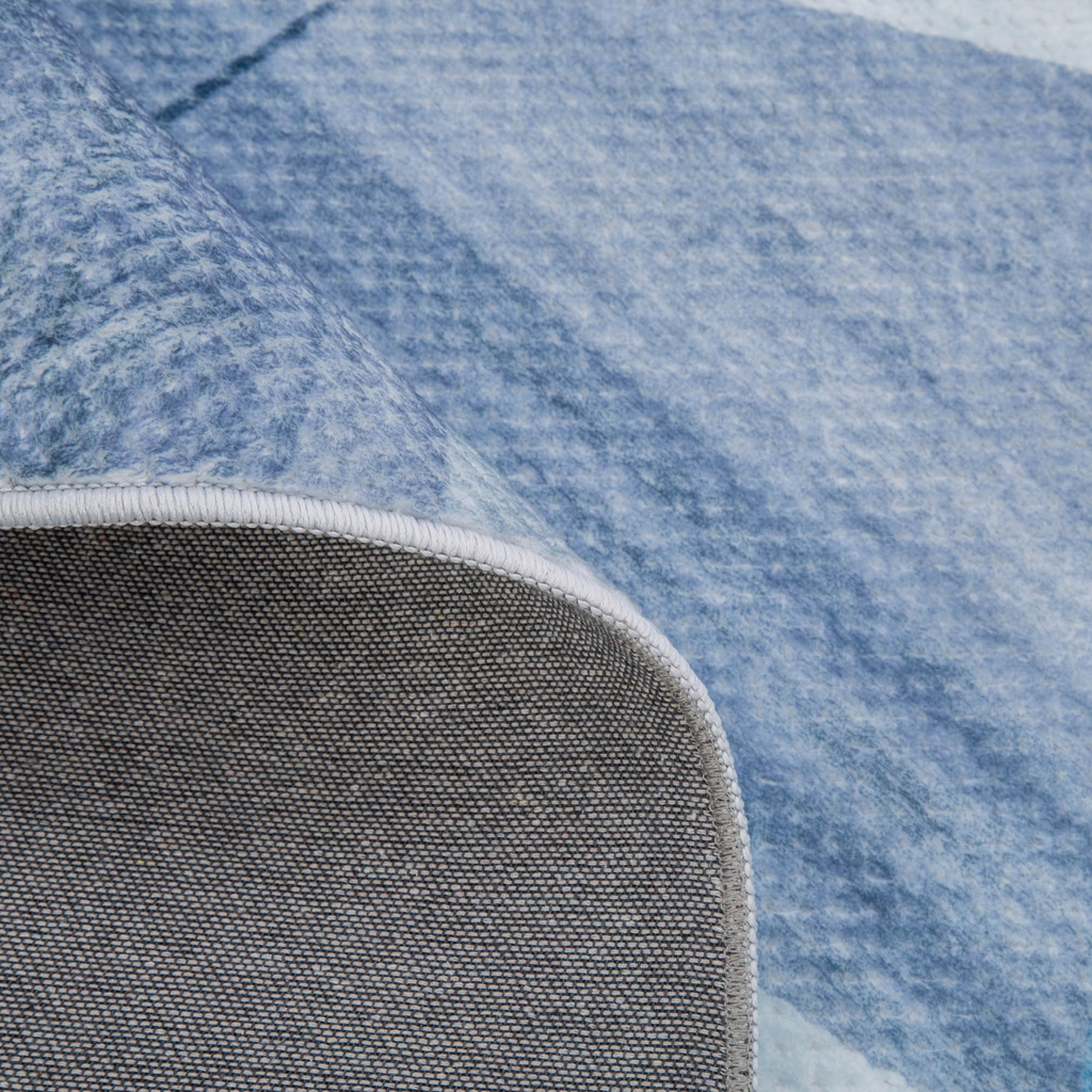 Geometrický koberec PUERTO modrý 120x160 cm