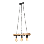 Závesné svietidlo LAGUN III drevené