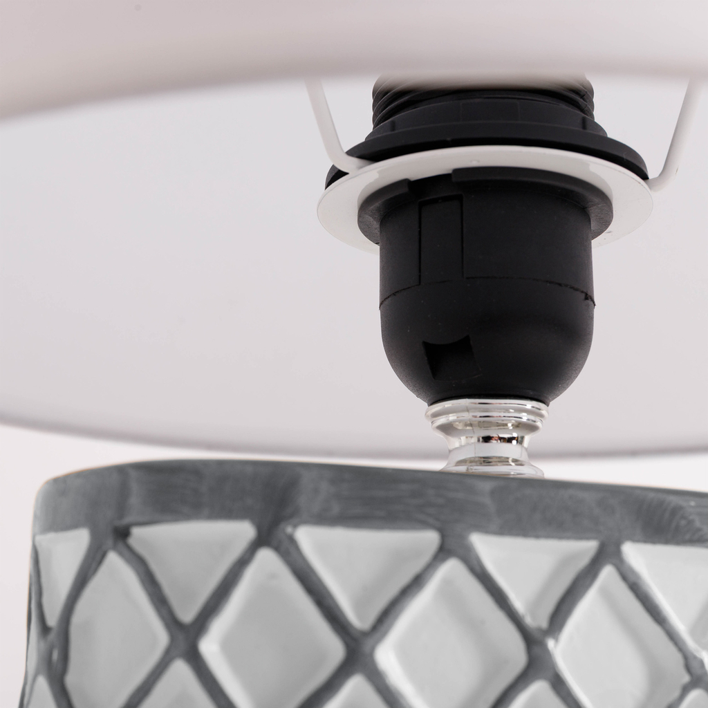 Lampa stołowa z abażurem 35 cm MIX