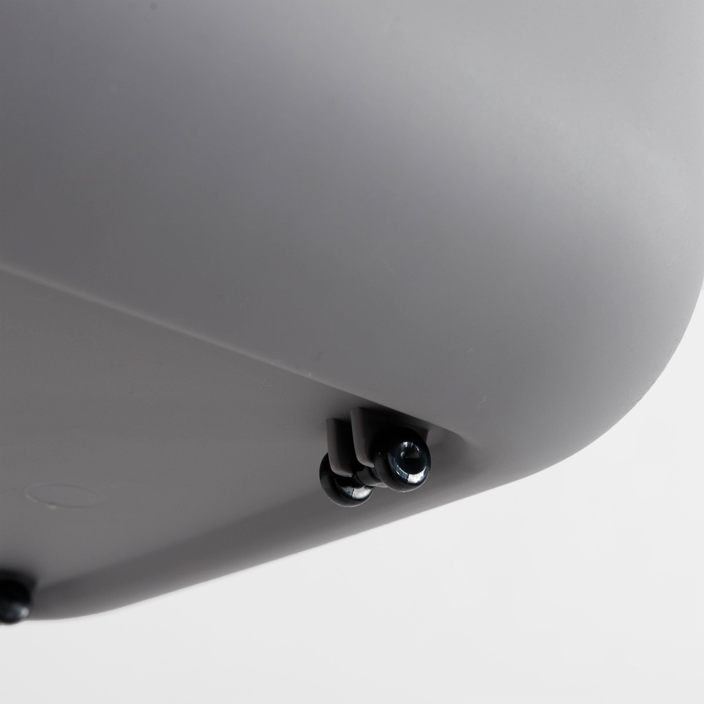 Úložný box na kolieskach bielo-sivé 40x32x26 cm