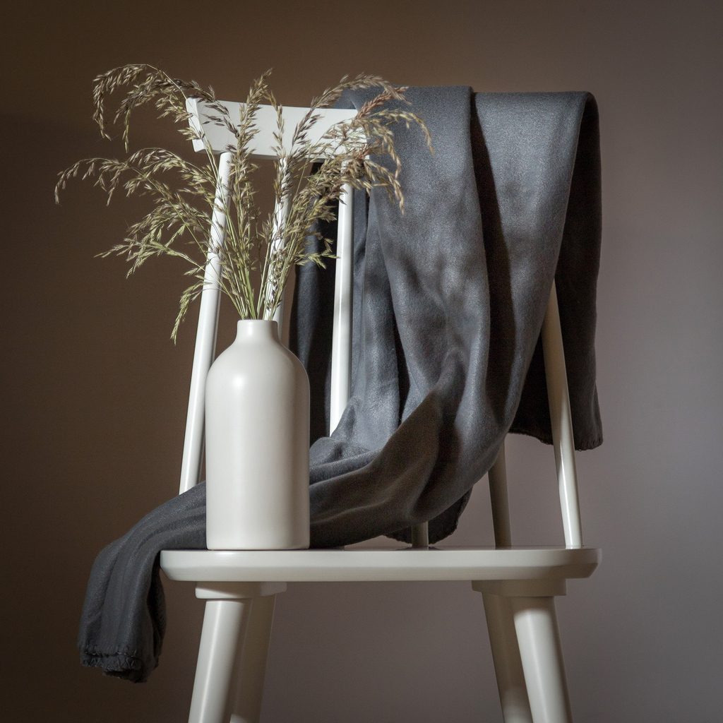 Fleecová deka sivá PRIMA 120x150 cm