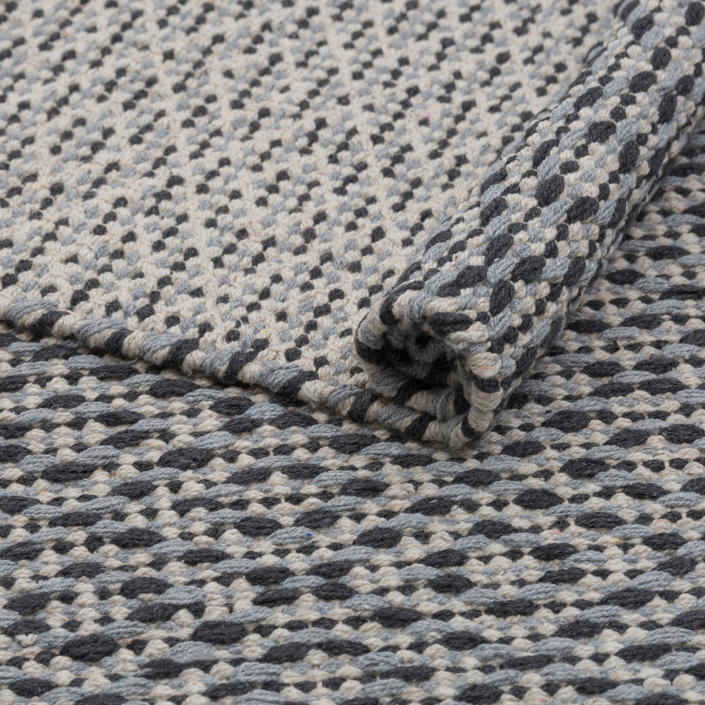 OREBO sivý koberec do predsiene 80x150 cm