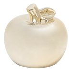 Zlatá dekorácia JABLKO 10,5 cm