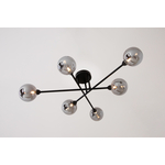 Stropné svietidlo BASIS gule čierne