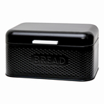 Kovový chlebník čierny