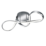 Stropné svietidlo LED strieborné PERUGIA 60 cm