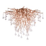 Stropné svietidlo ICICLE medená 50x50 cm
