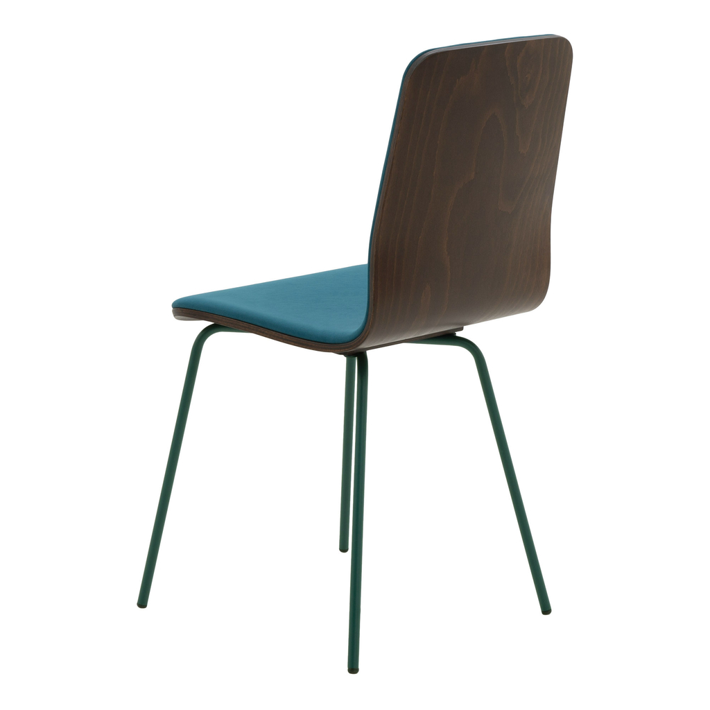 Velúrová stolička VINGE smaragdové