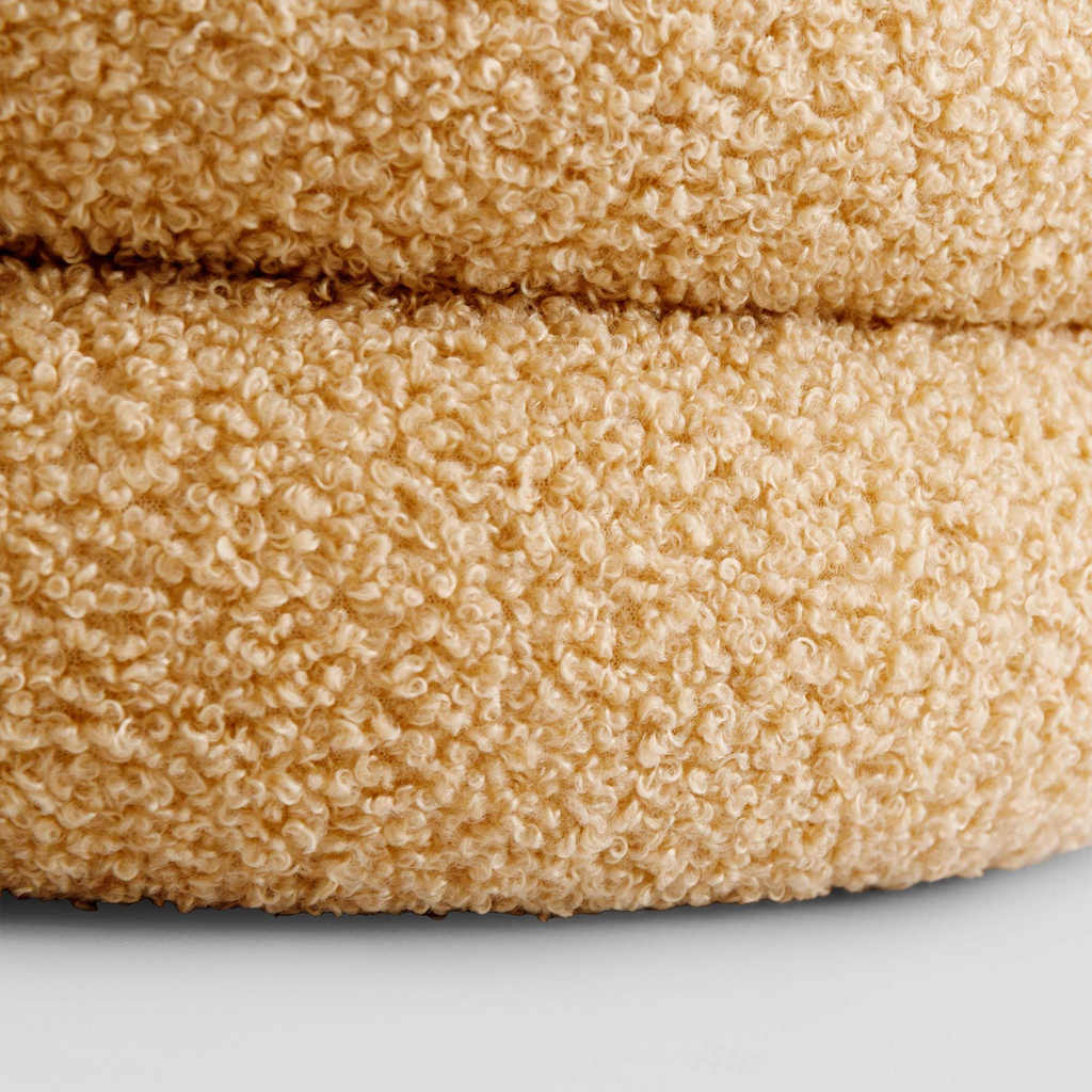 Svetlohnedá taburetka 38x42 cm