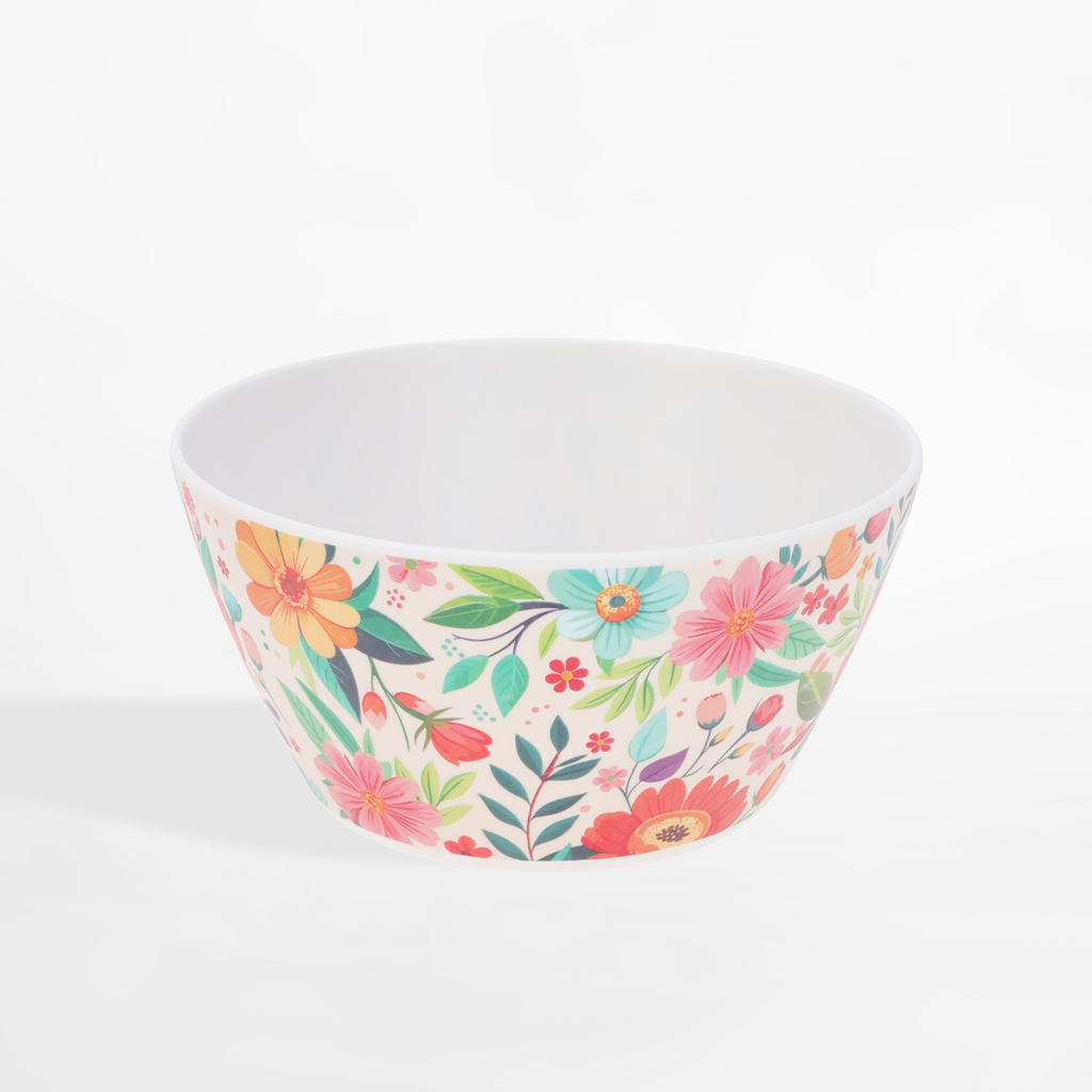 Kvetinová melamínová miska 750 ml