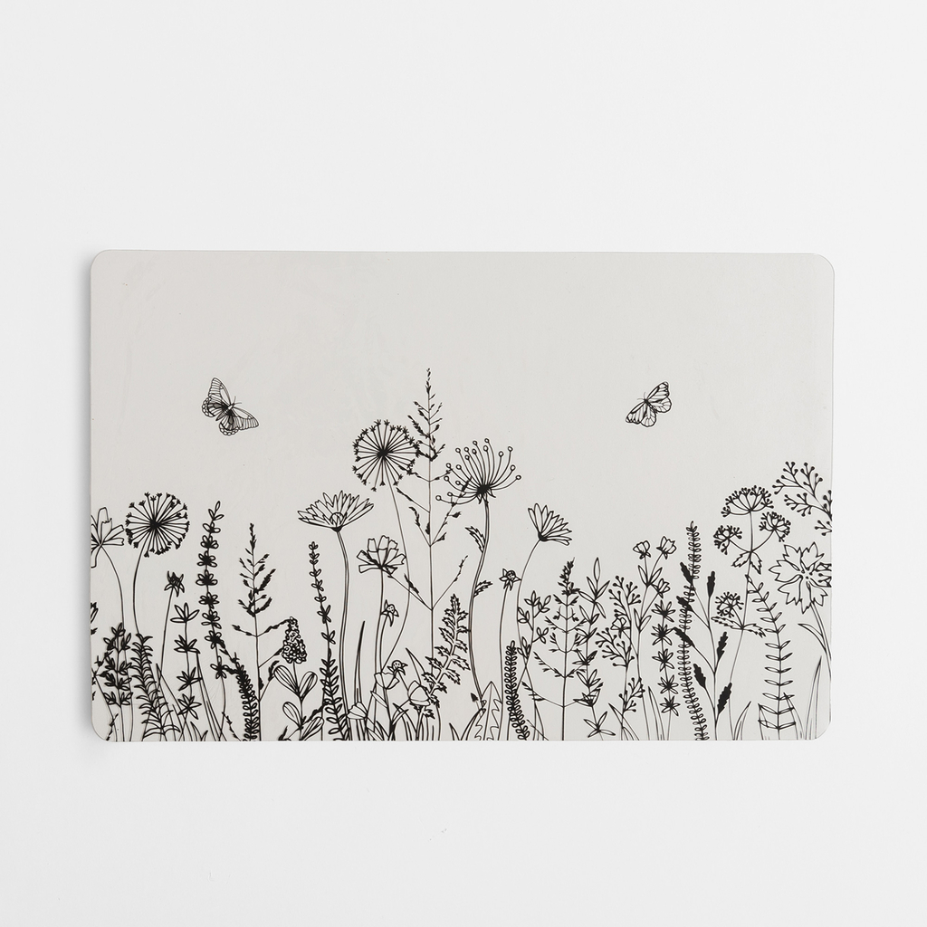 Prestieranie na stôl v čiernej farbe LÚKA 43,5x28