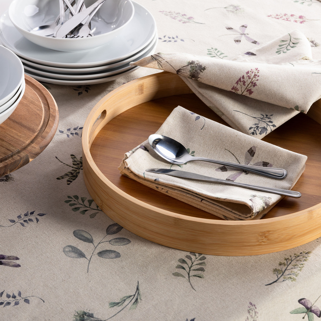 Obrus GRACE s motívom vážky 135x220 cm