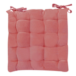 Podsedák na stoličku červený so šnúrkami FRUITY 40x40 cm